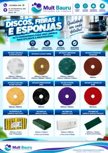 Página 14 do catálogo: Discos, fibras e esponjas